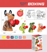 Interactive Children Parent Games Cartoon Stuffed Monkey Doll Hand Puppet Toy Boxing Punch Doll Products Set Toy